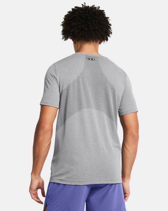 Men's UA Vanish Seamless Short Sleeve in Gray image number 1